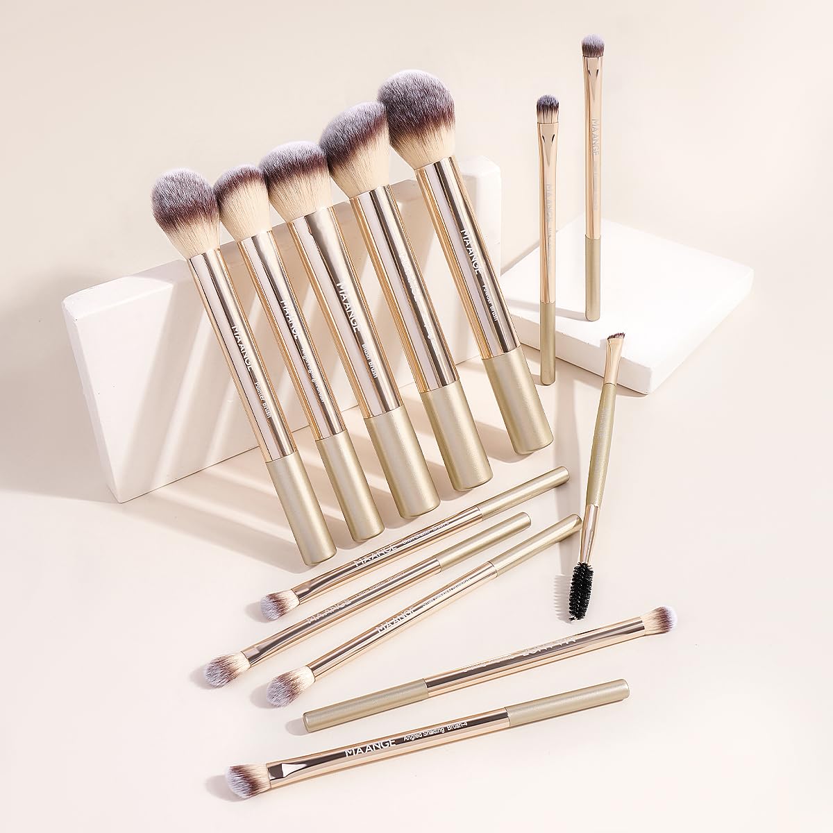 MAANGE's chic champagne finish adds elegance to your vanity