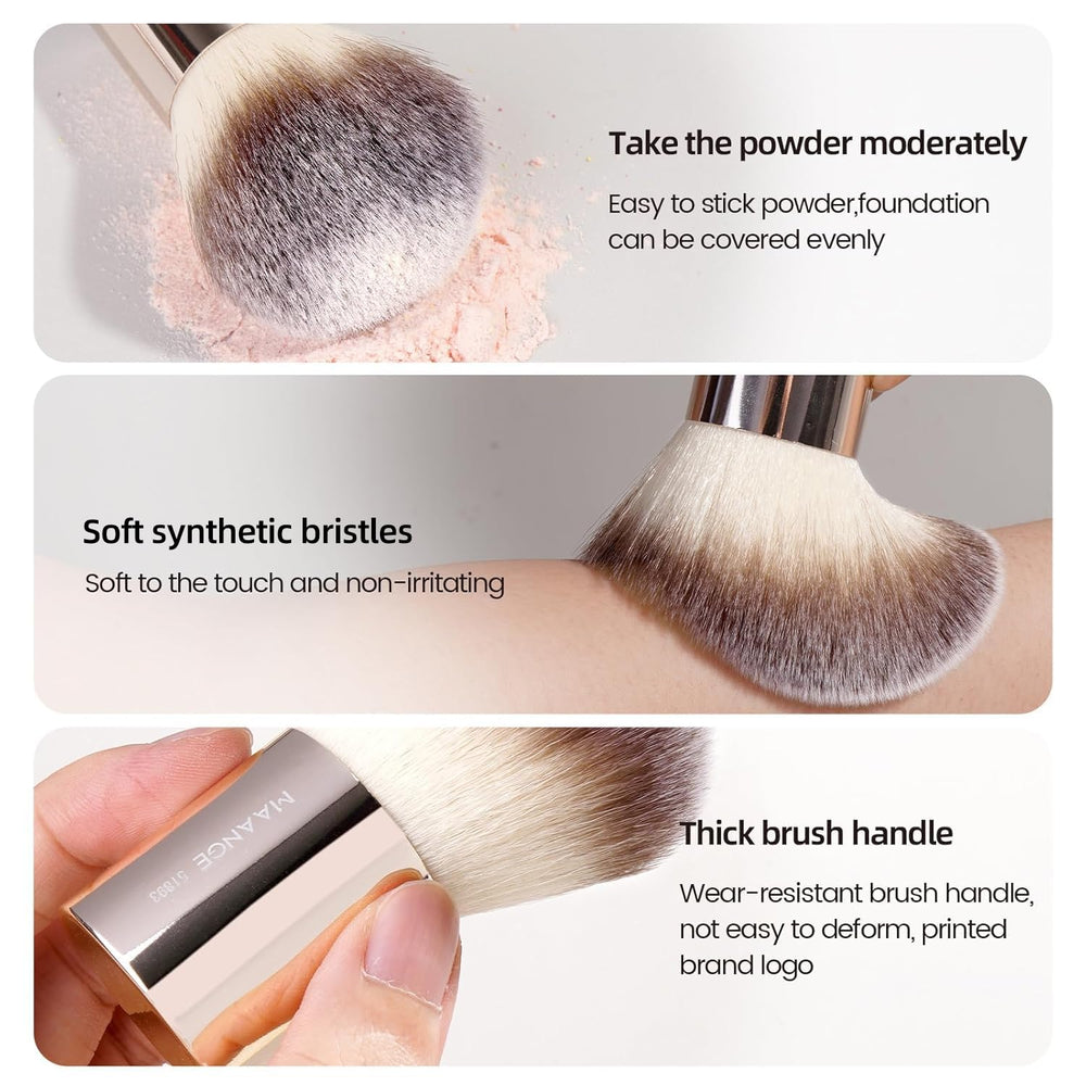 MAANGE concealer brush dual-ended for precise concealing and blending.