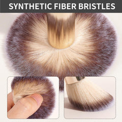 MAANGE ergonomic, non-slip handles ensure precise, comfortable makeup application