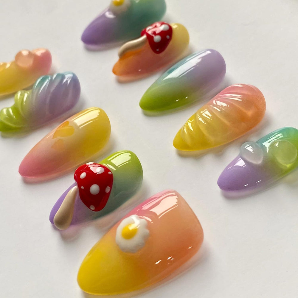 MABKJLF nails made from durable, reusable ABS material for long-lasting use.