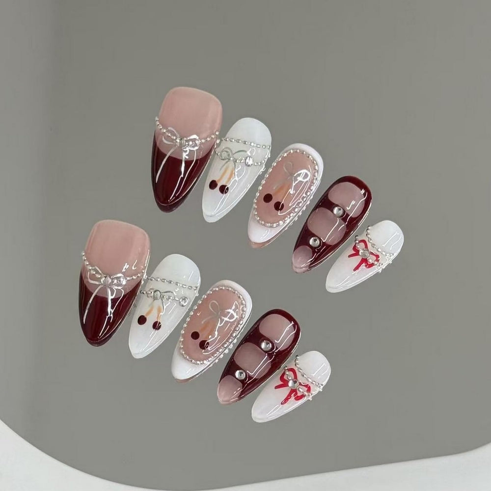 MABKJLF reusable ABS material press-on nails for durable wear