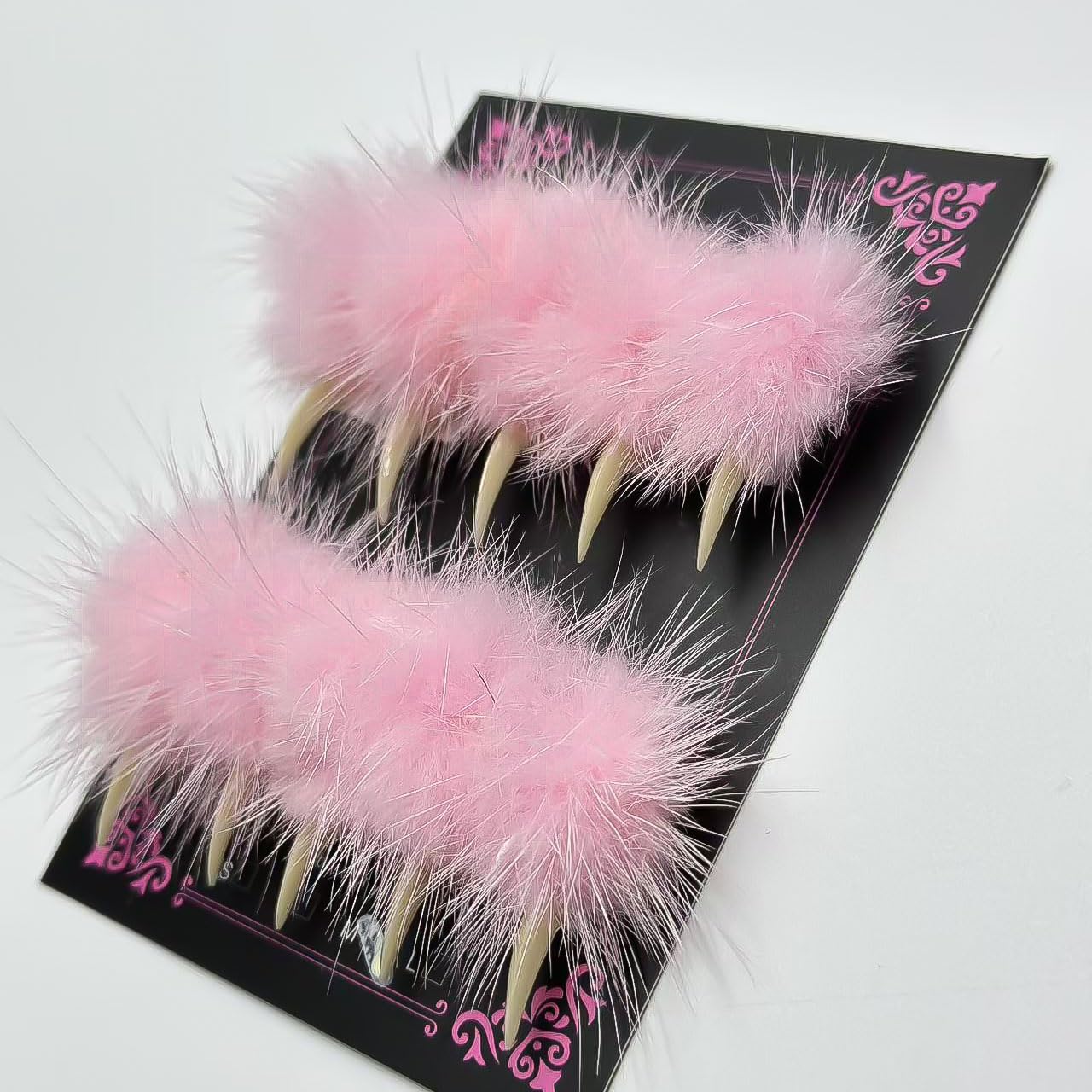 MABKJLF reusable ABS material press-on nails for durable wear and comfortable fit.