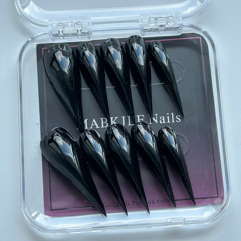 MABKJLF 10-nail kit includes file and glue for easy application