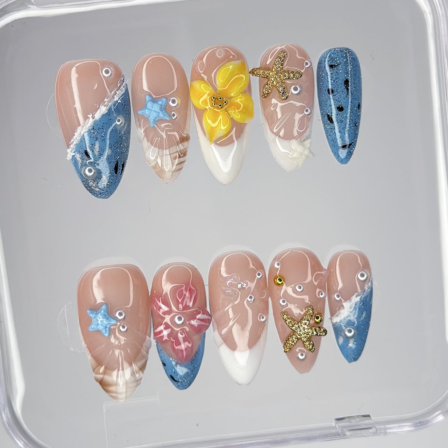 MABKJLF kit contents with 10 nails and jelly glue