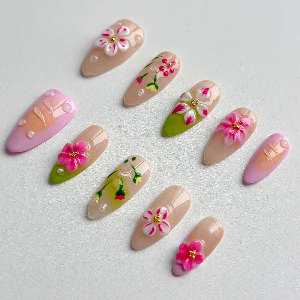 MABKJLF complete kit includes 10 nails for quick at-home manicure.