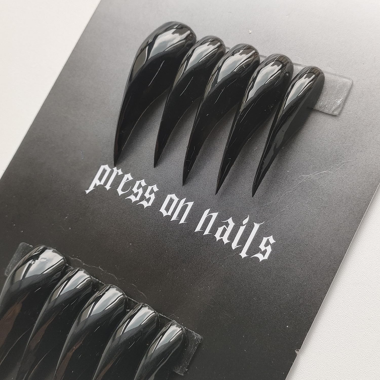 MABKJLF luxury press-on nails with medium almond curved edge for salon-at-home elegance