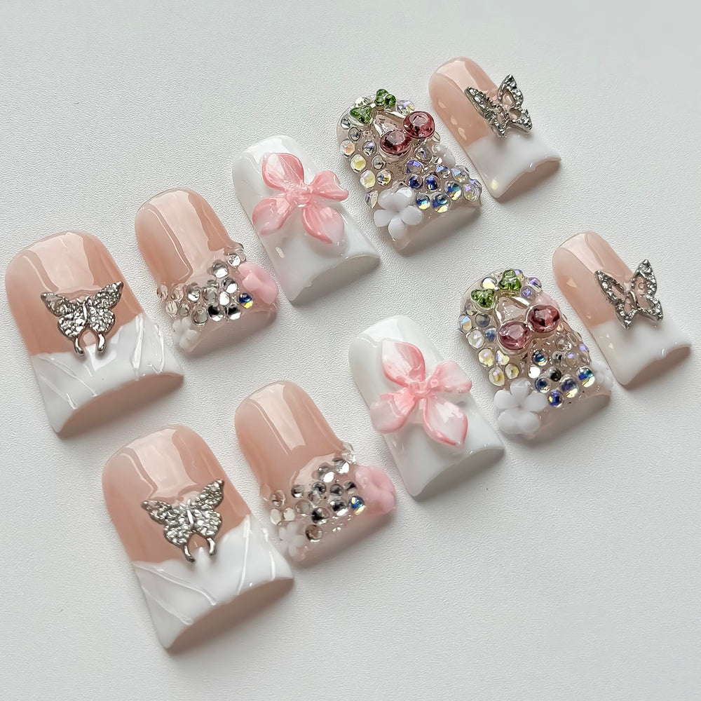 MABKJLF Storage box and jelly stickers shown for organized, reusable nail sets.