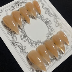 MABKJLF medium stiletto eagle claw nails for at-home salon-style wear