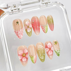 MABKJLF thick acrylic nails provide secure fit and long lasting daily wear
