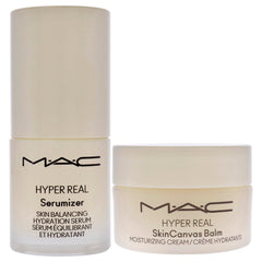 MAC Bizzare Blizzard Snow Peony Hyper Real Serum dispenser for easy, even application and radiant skin.