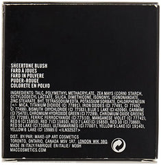 MAC Blushbaby texture close-up highlights micro-refined powder.