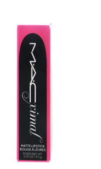 MAC Candy Yum Yum silky-matte finish close-up highlights long-wearing, non-feathering formula.
