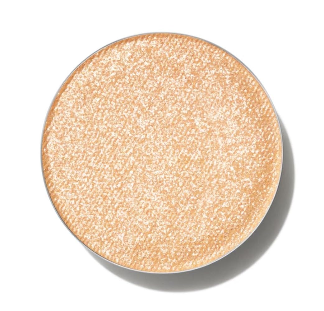 MAC Dazzleshadow Extreme Kiss Of Klimt refill, shimmering gold lid color for luminous eye looks.