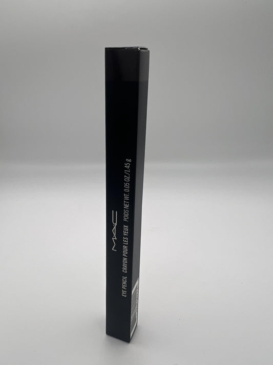MAC Eye Pencil Coffee application on lid demonstrates warm brown shade for definition.