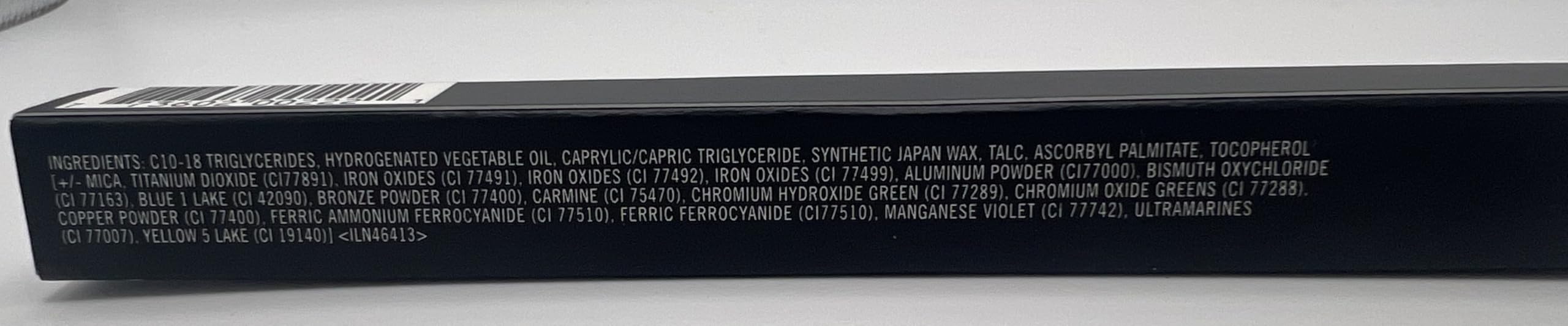 MAC Eye Pencil Coffee packaging close-up highlights sleek, travel-friendly design.