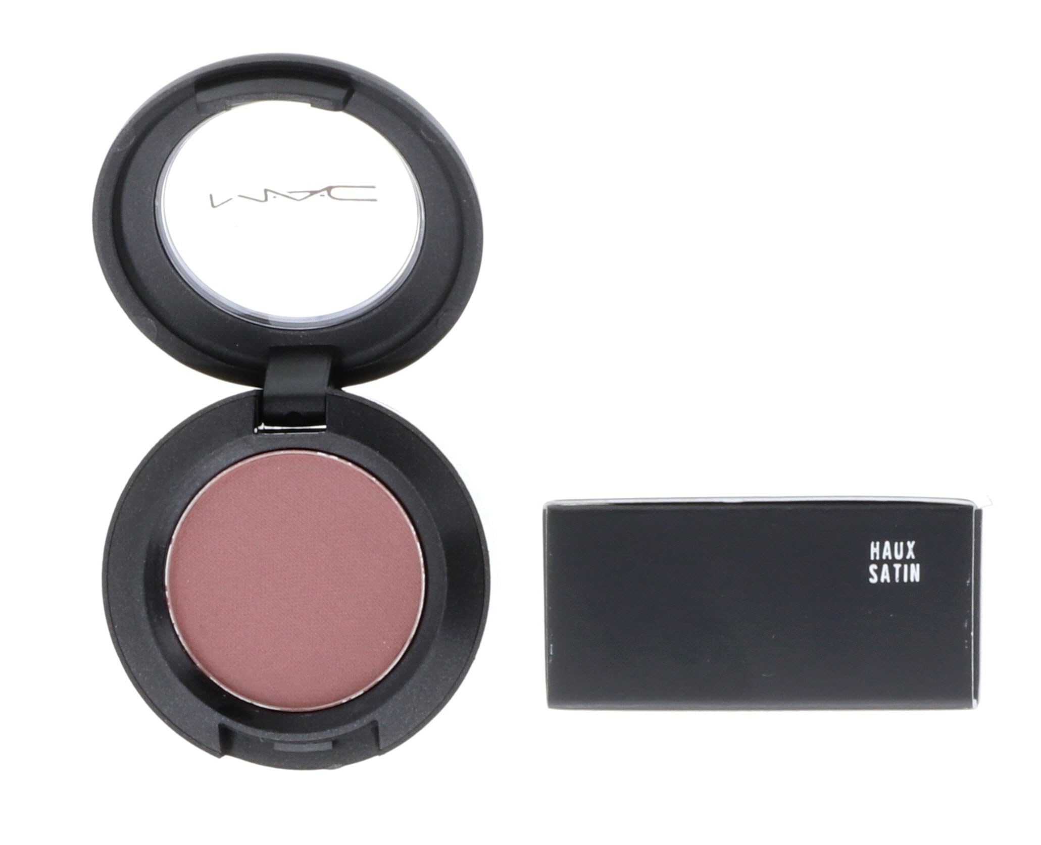MAC Eye Shadow Satin Haux swatches on arm highlighting blendable color.
