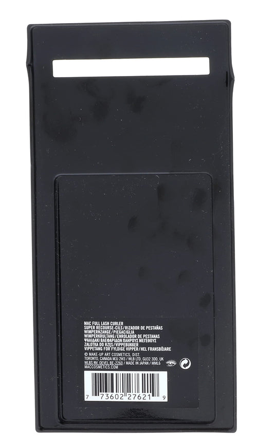 MAC Full Eye Lash Curler arc design showing gentle squeeze for natural lift
