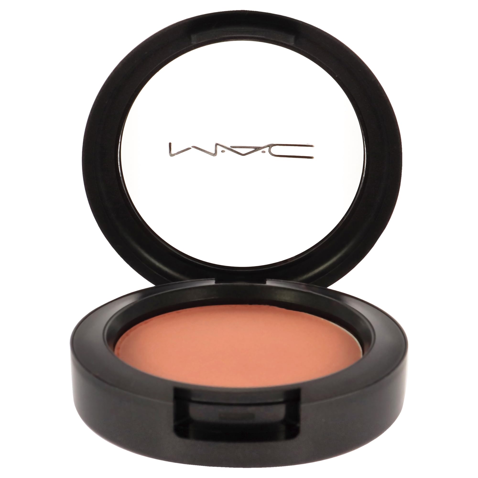 MAC Gingerly blush closeup highlights buildable shade on the cheek
