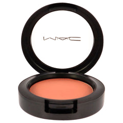 MAC Gingerly blush closeup highlights buildable shade on the cheek