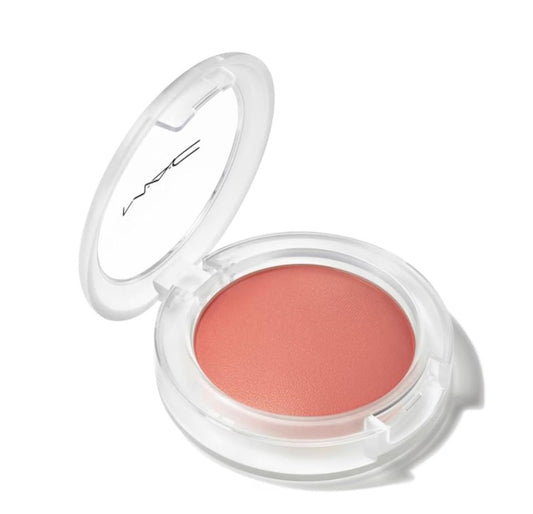 MAC Glow Play Blush Thats Peachy adds buildable peach glow for a lightweight wear