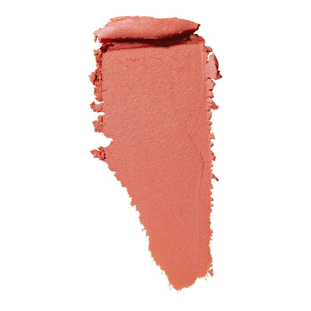 MAC Glow Play Cushiony Blush That’s Peachy swatch demonstrates buildable radiance with skin-friendly formula.