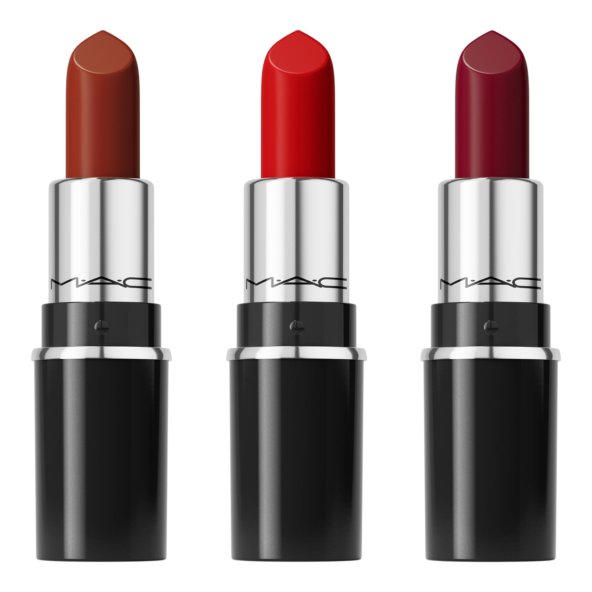 MAC Holiday Gold Packaging — gift-ready presentation for the trio.