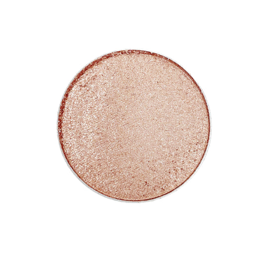 MAC Honey Lust bronze-dipped peach refill pan swatch for versatile eye looks.