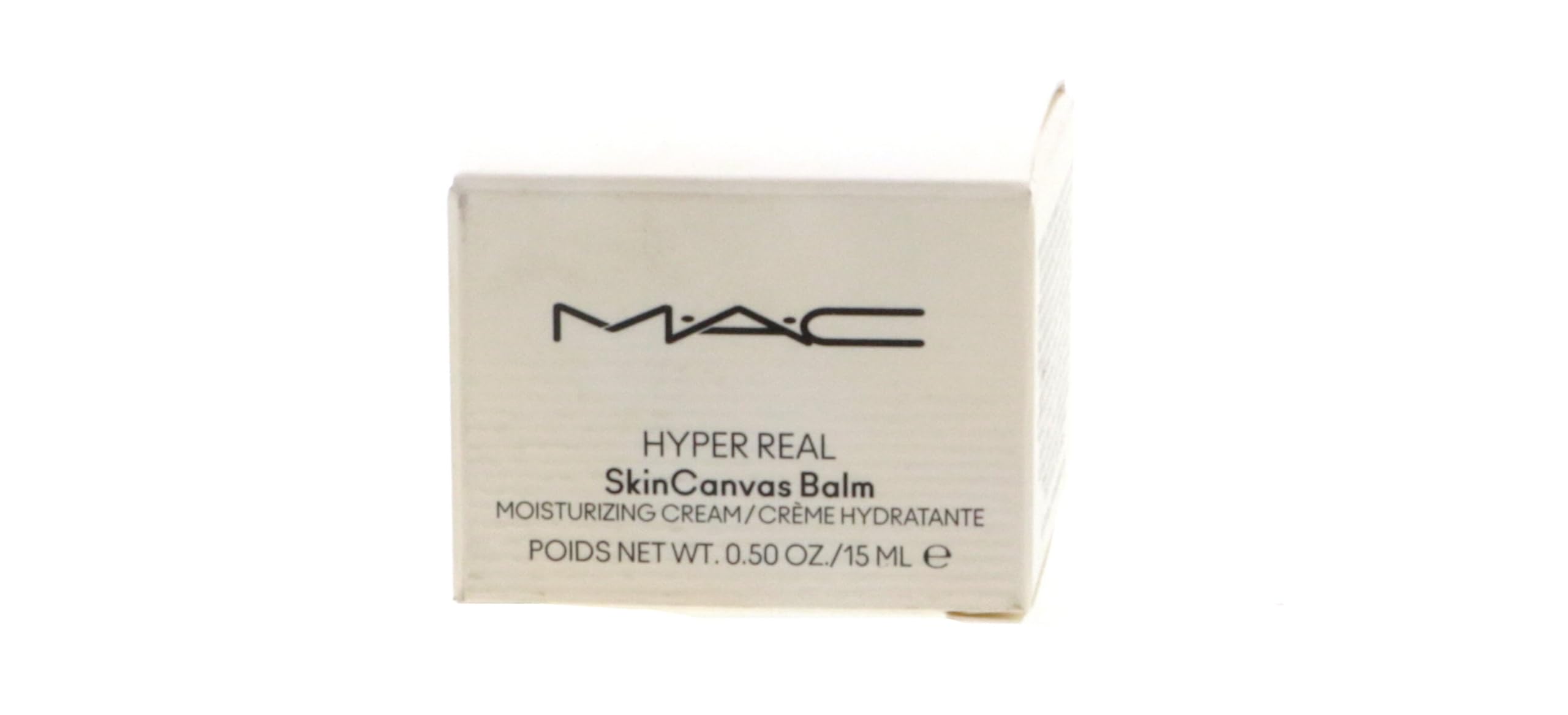 MAC Hyper Real SkinCanvas Balm application on skin demonstrates 24-hour moisture potential.