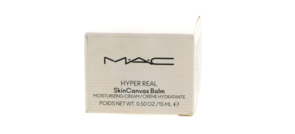 MAC Hyper Real SkinCanvas Balm application on skin demonstrates 24-hour moisture potential.