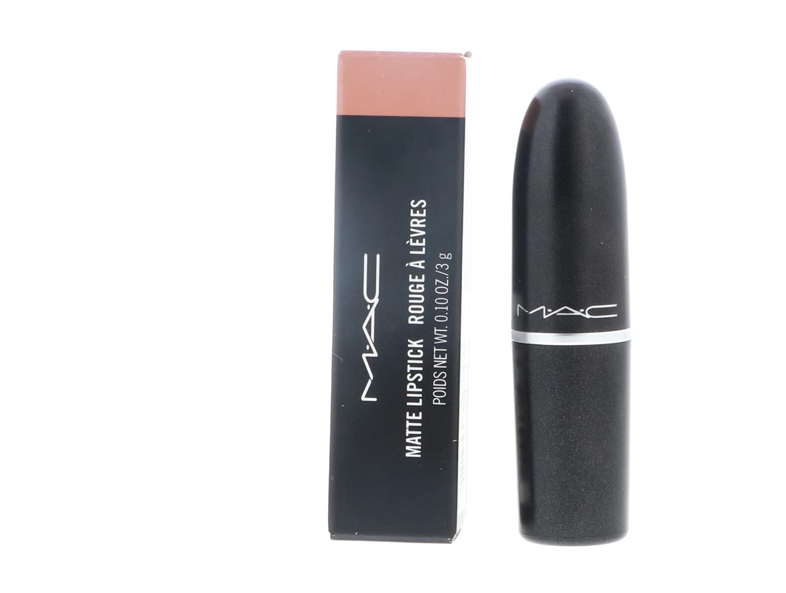MAC Lipstick Yash in hand product shot showcases portable, everyday friendly lipstick