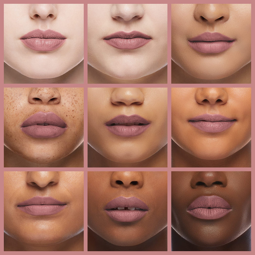 MAC Lipstick Yash matte finish portrait emphasizes sophisticated, versatile shade