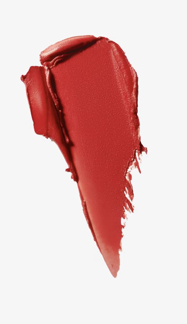 MAC Locked Kiss Gutsy arm swatch reveals rich matte color with long wear