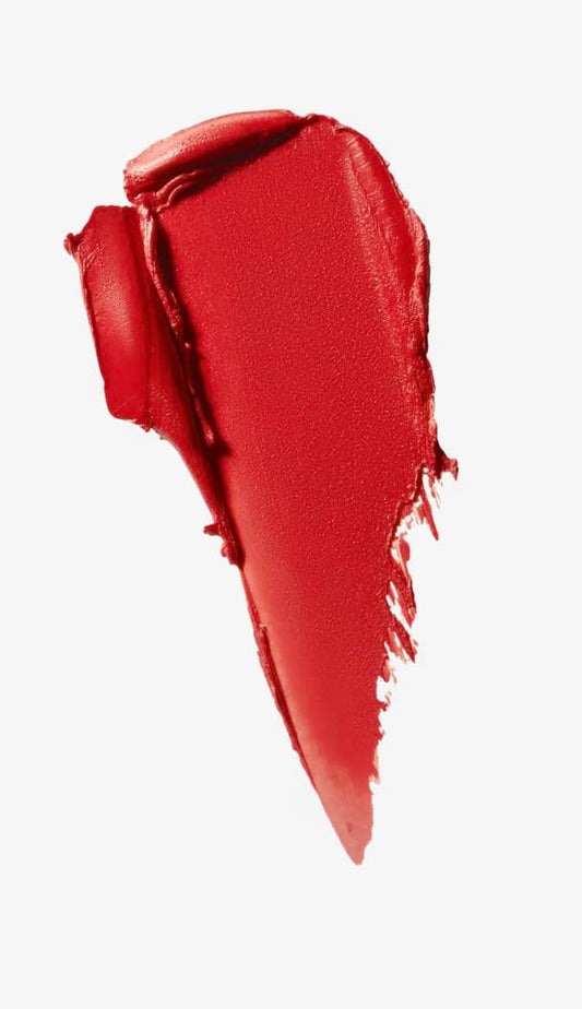 MAC Locked Kiss Gutsy arm swatch reveals rich matte color with long wear