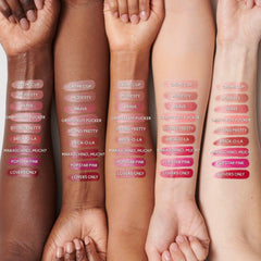 MAC M·A·Cximal Violet Vapor color wheel showcases electric violet shade.