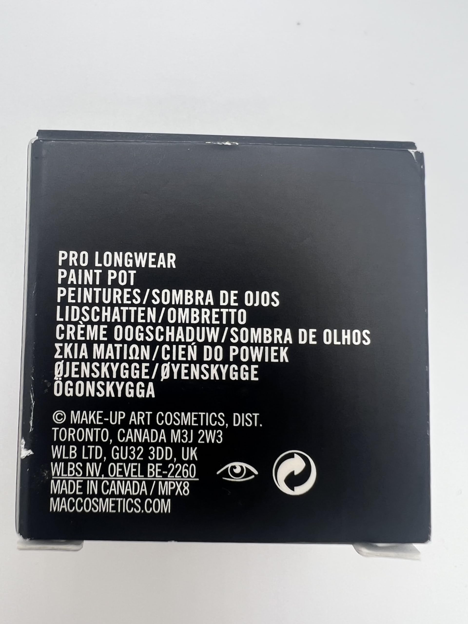 MAC Paint Pot Born To Beam packaging—compact 5 g pot for travel