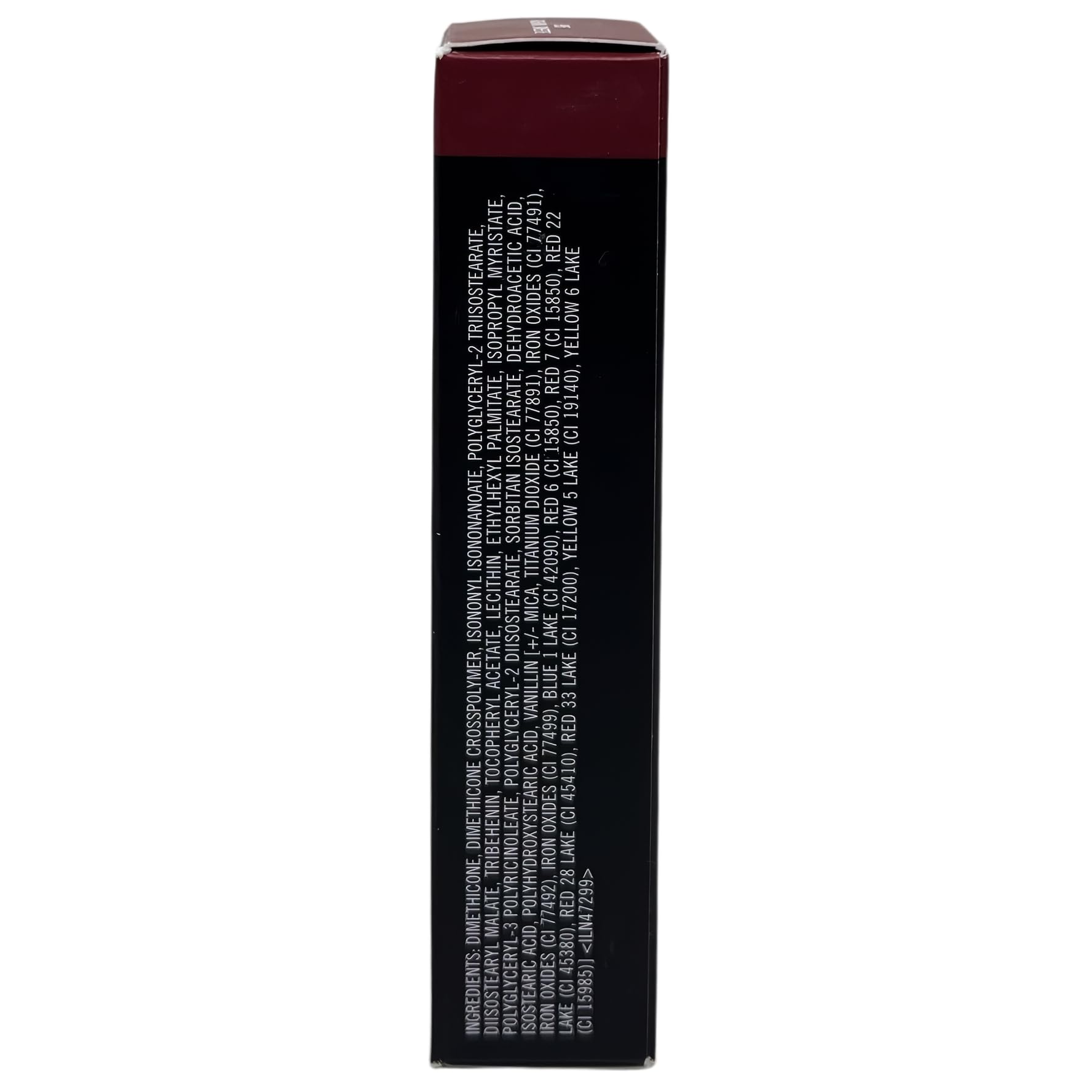 MAC Powder Kiss Liquid Lipcolour 995 Fashion Sweetie swatch on lips, intense shade with ten-hour hydration.