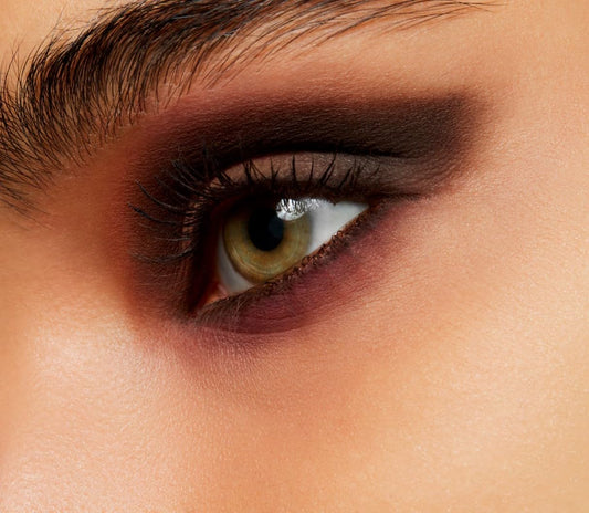 MAC Powder Kiss Soft Matte Eye Shadow Pro Palette On The Go offers portable diffused color for looks.