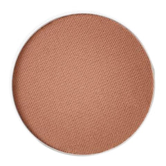MAC Sandstone eyeshadow refill pan close-up, versatile warm taupe shade for seamless daily looks