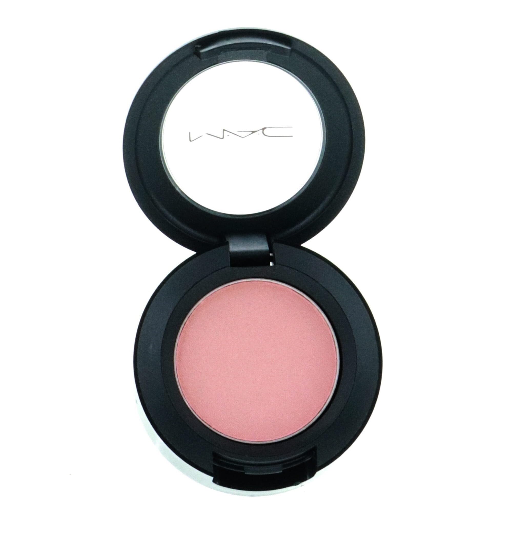 MAC Shell Peach swatches reveal warm peach satin finish for versatile looks.