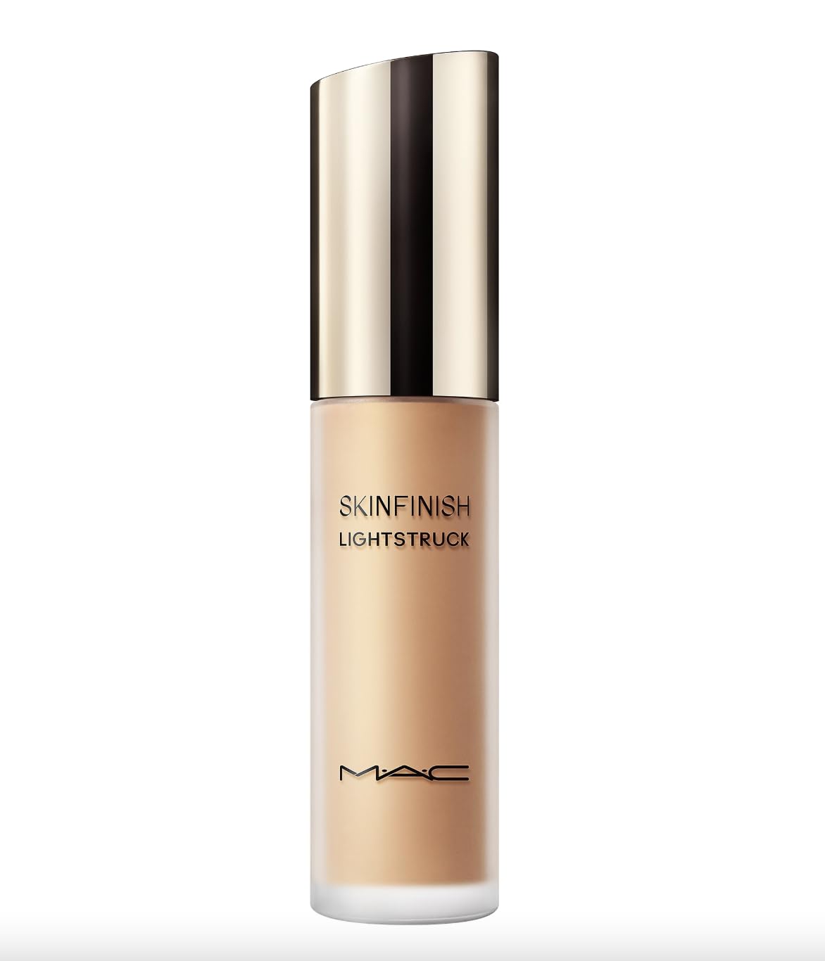 MAC Skinfinish Lightstruck Double Gleam glass finish on cheekbone for luminous glow
