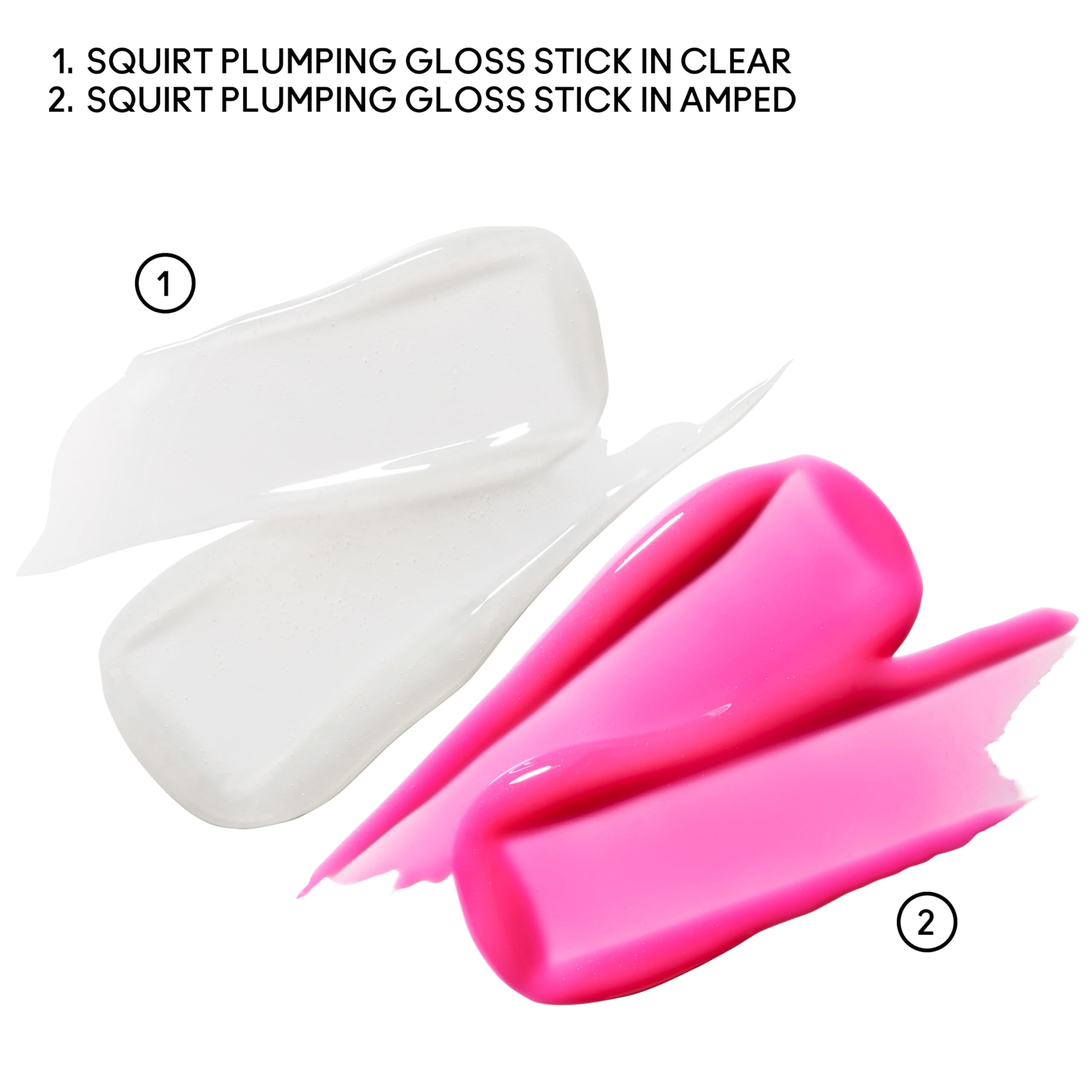MAC Squirt Plumping Gloss Stick Amped Pink adds rosy color and a plump boost