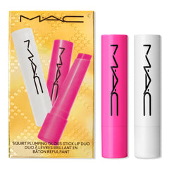 MAC Squirt Plumping Gloss Stick Clear with hydrating shine for a fuller-looking lip