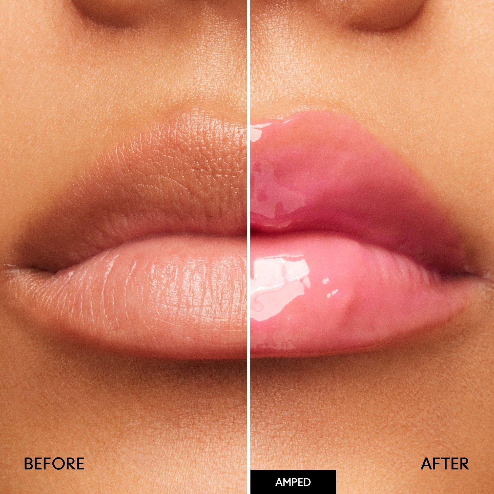 Tube close-up showing the glossy formula of the MAC Squirt Plumping Gloss Stick