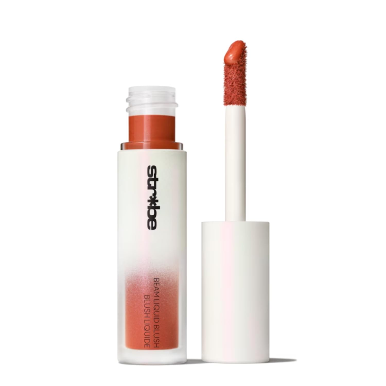 MAC Strobe Beam Lavalite bottle pour delivers radiant, buildable color for cheeks and lips.