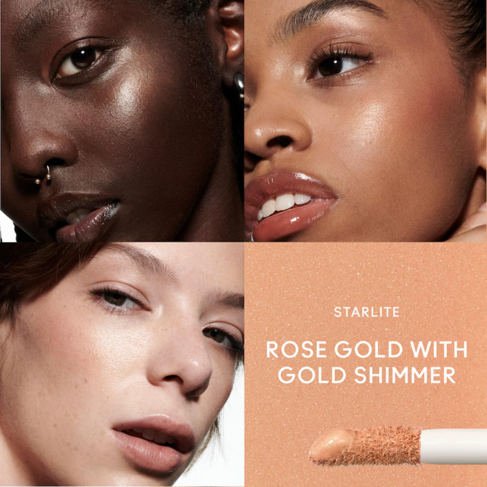 MAC Strobe Beam Starlite glow close-up reveals iridescent finish.