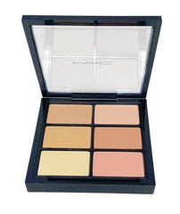 MAC Studio Fix Conceal and Correct Palette Light swatches, convenient for on-the-go touch-ups