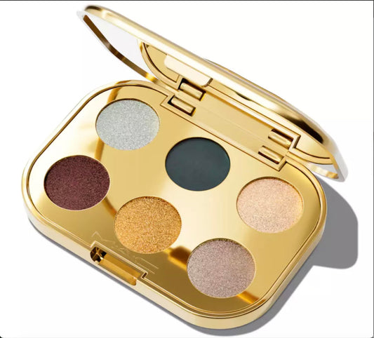MAC Treasured Eye Shadow Palette X6 cash or credit close-up swatches for bold, one-stroke color