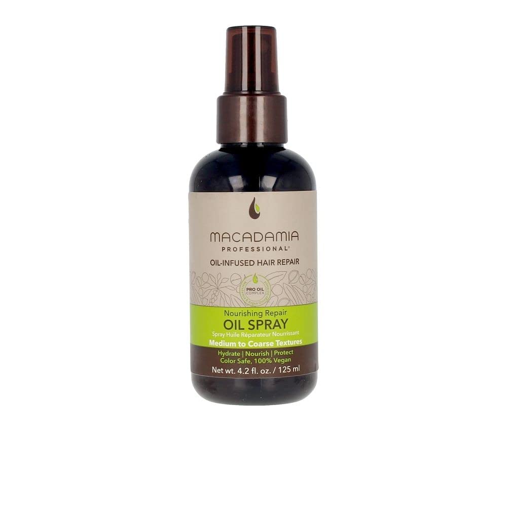 Macadamia Professional Nourishing Repair Oil Spray bottle mist for moisture, shine and frizz control