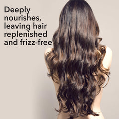 A drop of Macadamia Oil on hair seals hydration and shine.