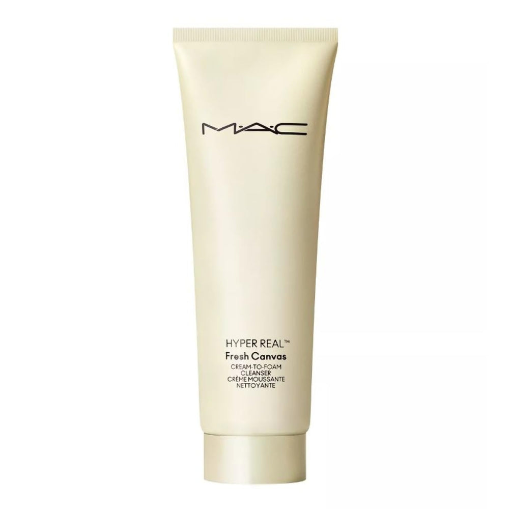 Mac Cosmetics Hyper Real Fresh Canvas cleanser bottle for a gentle, refreshing cleanse
